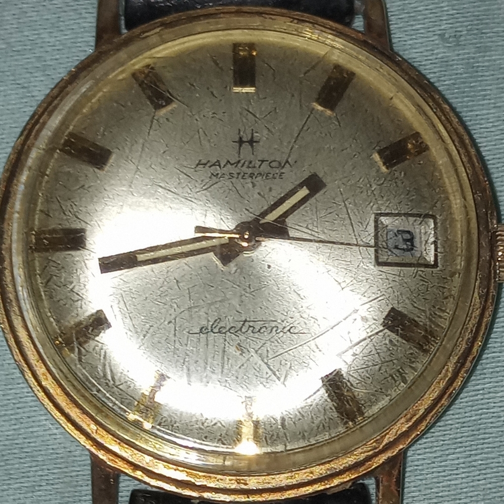 Watch lot of 4 Hamilton Electronic plus 3 Armitron japanese movement
